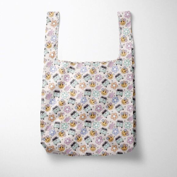 Groovy Doodles Large Reusable Bag Graceful Mailers NEW - Picture 1 of 4